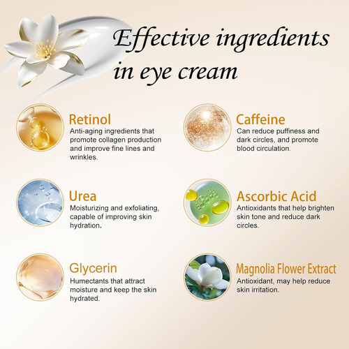 Crema Temporal Instantánea Para Ojos: Reduce Las Ojeras