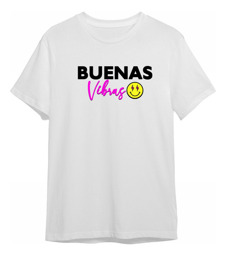 Camiseta Solo Buena Vibra J Balvin Personalizada Sublimada 