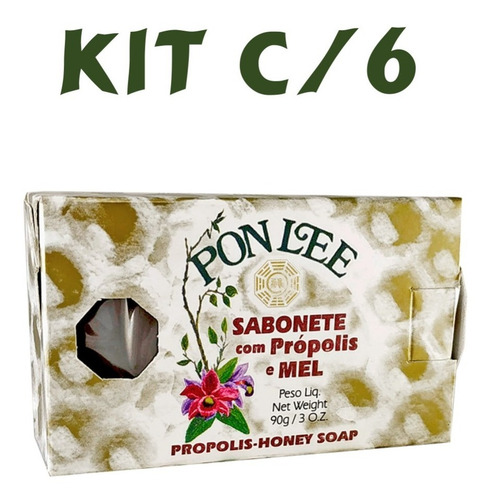 Sabonete Propolis E Mel Pon Lee Kit 6