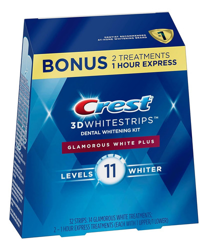 Crest 3d Whitestrips, Glamorous White, Teeth Whitening Strip