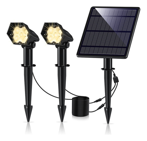 Luces Solares Para Caminos Exteriores, 10 Led, Luz Solar Imp