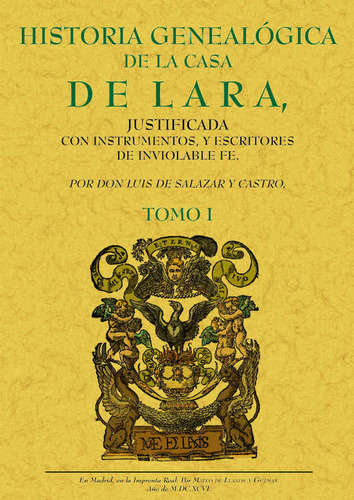 Libro Historia Genealã³gica De La Casa De Lara (tomo 2) -...