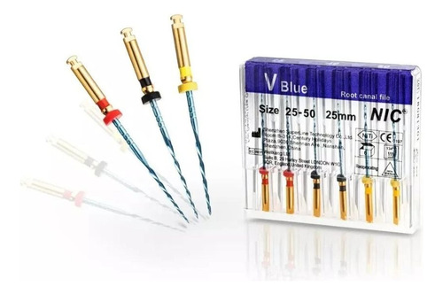 Limas Rotatorio Deltajet Xblue File X6 Endodoncia Mecanizada