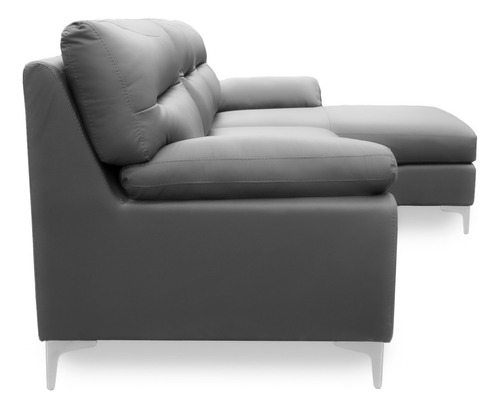 Sala De Piel - Isabela - Esquinera - Sofa Y Chaise Derecho