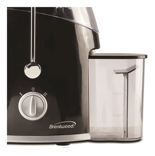 Imagen 2 de 2 de Extractor de jugos Brentwood JC-452 negro con accesorios