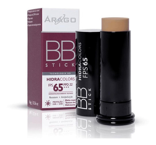 Base de maquiagem Árago Cosméticos Stick