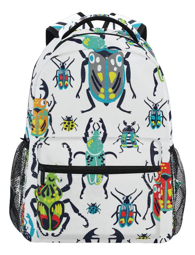 Bugs Beetles Acuarela Niños Niñas Niños Mochilas Escolares M