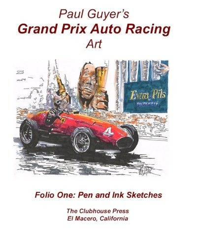 Paul Guyers Grand Prix Auto Racing Art Folio One