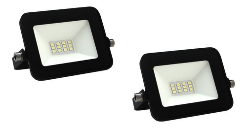 Reflector Led 10w 2 Pack Luz Led Lampara Exterior Qop 