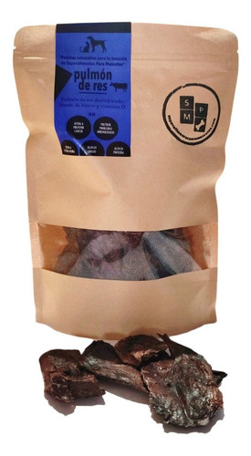 Premio Saludable Para Perros Pulmon De Res Deshidratado 70g