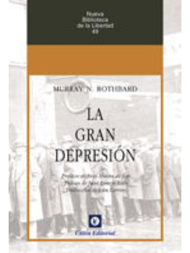 Libro.- Gran Depresion Del Siglo Xx