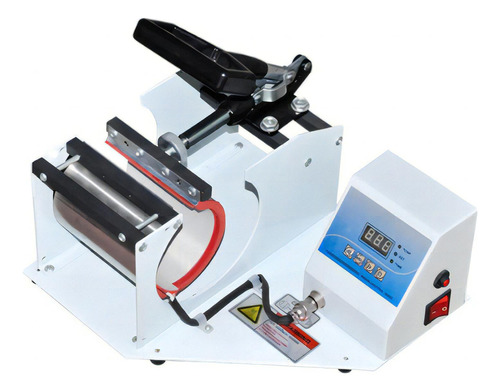 Prensa  sublimadora automática Yiwu Sunmeta Technology Co SB04A-2 branca 110V