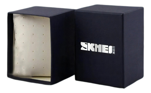 Reloj Skmei Digital Elegante Casual Acero 3 Atm 1448 Correa Plateado