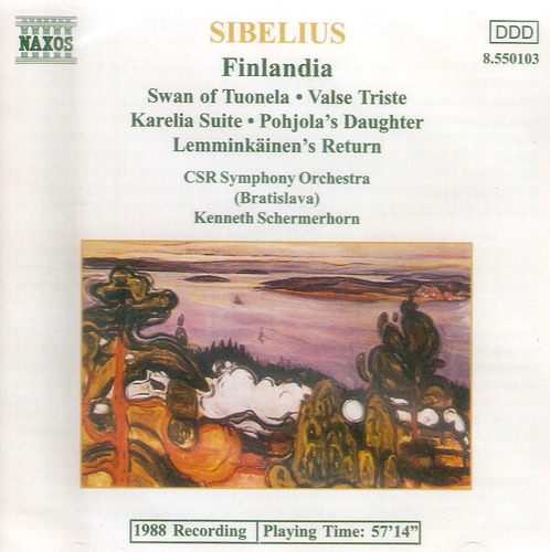Cd Sibelius - Finlandia/ Karelia Suite 