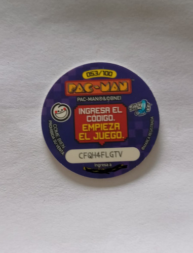 Tazo Pac Man 053/100 (Usado)