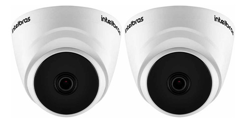 2 Câmeras Vhl1220d Intelbras 1000 VHL 1220 D G2 Branco 1080p