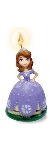 1pz Vela Pastel Cumpleaños Figura Princesa Sofia 0sof0