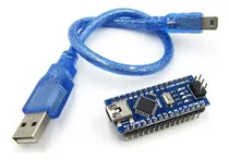 Comprar Placa Atmega328 Nano 3.0 compatible con Arduino y cable USB