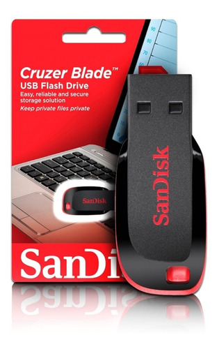 Pen Drive 32gb Sandisk Cruzer Blade Sdcz50-032g-b35 Usb 2.0