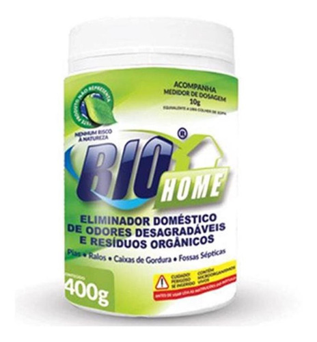 Limpa Fossa Caixa Gordura Enzimas 400gr Biohome