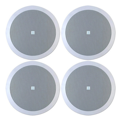 4 Arandelas Jbl Som Ambiente Teto Gesso 6 Pol 25w Rms