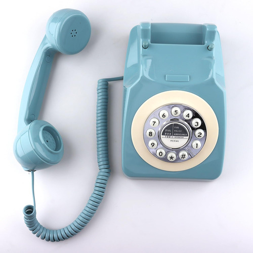 Teléfono Retro De Sixdefly, Teléfono De Teléfono Fijo Clásic