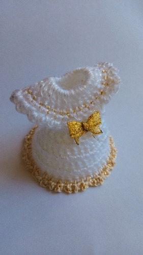Souvenirs Vestidito A Crochet!!!... Baby Shower, Bautismo...