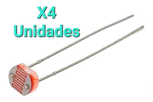 Fotoresistencias Ldr 3mm Fotoceldas Paquete 4 Unidad.