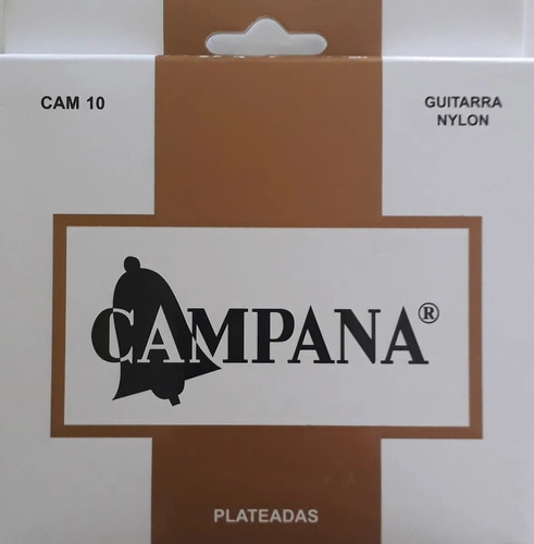 Cuerdas Guitarra Criolla Campana Encordado Nylon Plata Cam10