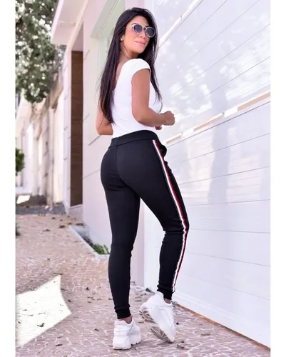 Calça de hotsell moletom com ribana