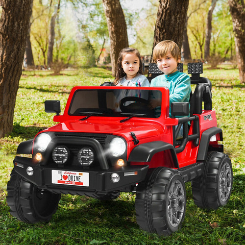 Carrito Electrico Para Niños De 2 Plazas 12v Red Gpl