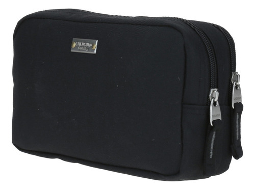 Cosmetiquera Chenson Pro Para Hombre Cp65579-3 Color Negro Diseño De La Tela Liso