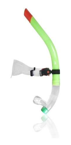 Snorkel Frontal Plus Natación Escualo Verde Pvr