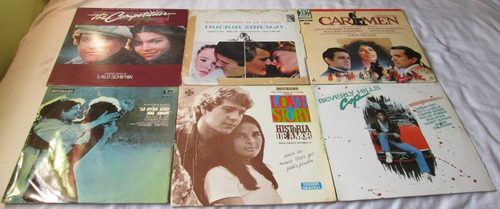 Lote De 7 Soundtracks Lp. Love Story, Dr. Zhivago, Carmen