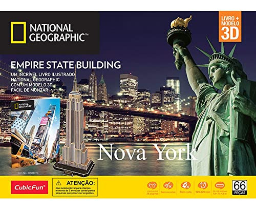 Libro Nova York Empire State Building National Geographic De