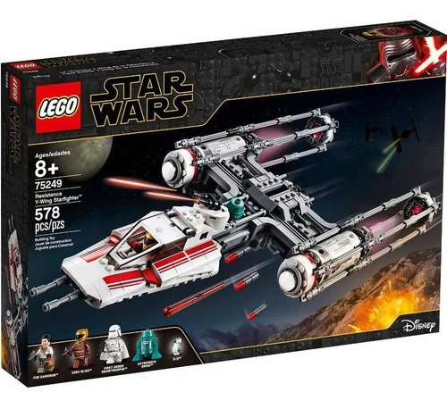 Imagen 1 de 1 de Lego Star Wars - 75249 Resistance Y Wing Starfighter 578pcs