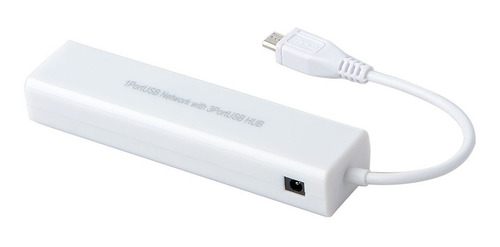 Imagen 6 de 6 de Mini Multi Hub Para Dispositivos Moviles En Oferta Especial Contiene Entrada V8 Y 3 Puertos Usb Ademas De Rj45 =)