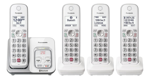 Telefono Inalambrico Panasonic Kx-tgd864w 4 Handset