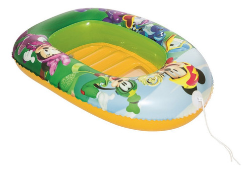 Flotador Bote Lancha Mickey Minnie Disney Bestway 91003