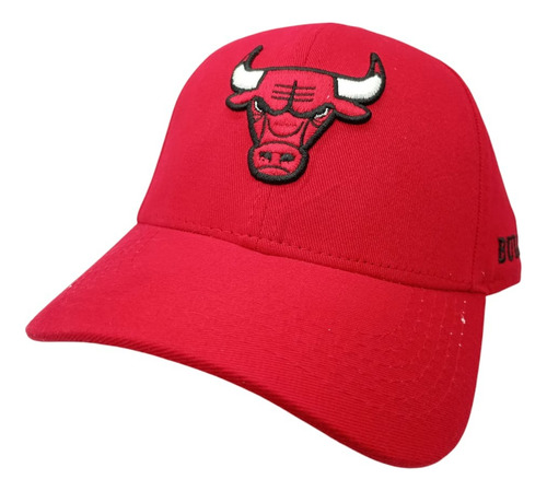 Gorra Visera Curva Equipos Diseño Deportes Calidad Premium Bull Red Classic Medida Única Ajustable Lisa