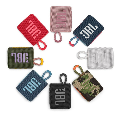 Imagen 5 de 7 de Parlantes Portatiles Bluetooth Jbl Go 3 Resistente Cover Co