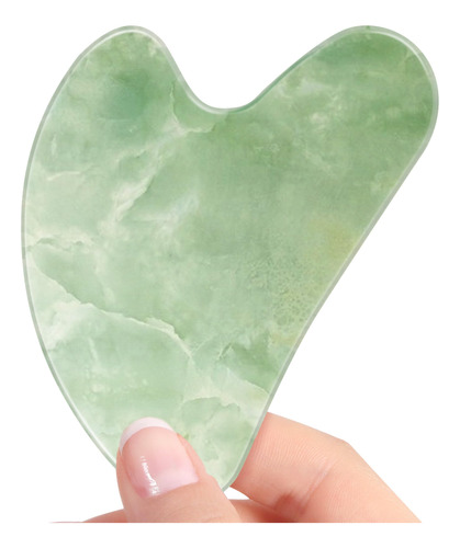 Herramienta Facial Gua Sha De Acero Inoxidable Boncun Jade G