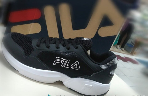 Tênis Fila Masculino Extra Jog Original Preto Pronta Entreg
