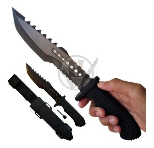 Cuchillo Columbia Tactico Con Funda Rigida Pvc, Espectacular