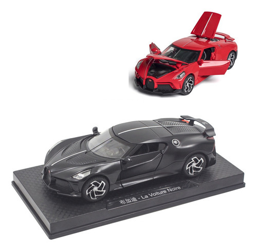 Bugatti La Voiture Noire Miniautos Metal Colección Regal [u]