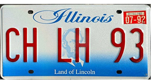 Unknown Illinois Land Of Lincoln License