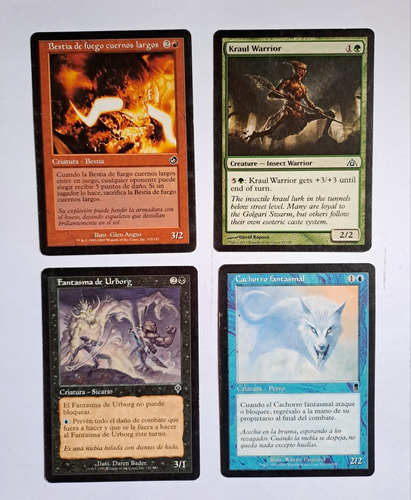 Lote De 4 Cartas Magic Deckmaster