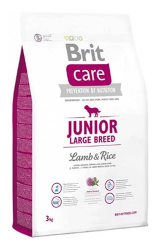 Brit Care Junior Large Breed Lamb & Rice 3kg