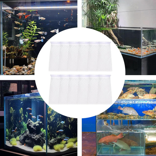 Calcetines De Filtro De Acuario De 12x Bolsas De Filtración