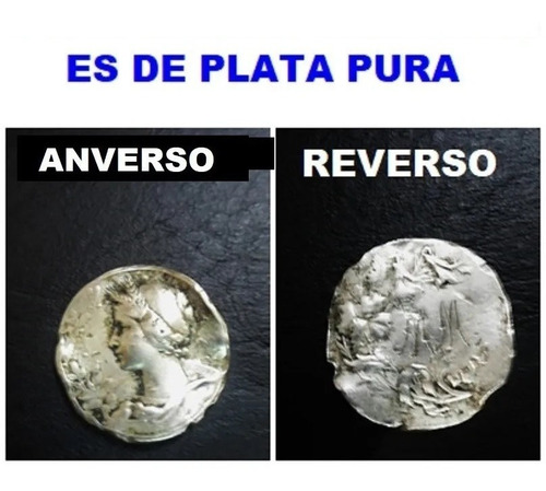 Medalla De Plata Coleccionable  Gruesa Antigua